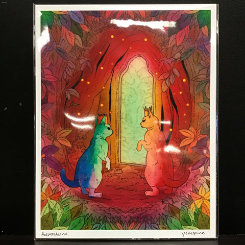 Yen Ospina "Adventure" 8.5x11 Signed Art Print