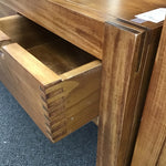 Modern Hand Crafted Solid Chinese Elm 4-Drawer Sofa Table