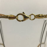 3pc Sterling & Golden Acoya Pearl Necklace & Earrings Set