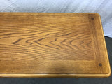 Modern Oak Veneer 2-Drawer Sofa Table