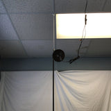 Modern Quoizel Brown Metal 6-Bulb Hanging Chandelier