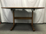 Vintage Farmhouse Cherry Veneer Dining Table