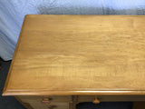 Vintage Craftsman Solid Cherry Kneehole Desk & Chair Set