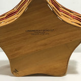 2001 Longaberger Christmas Collection Woven Solid Maple "Shining Star" Basket