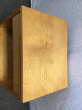 Modern Cherry Veneer 1-Drawer 2-Tier Night Stand