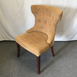 Modern Pier 1 Brown Upholstered Accent Chair