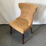 Modern Pier 1 Brown Upholstered Accent Chair