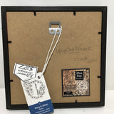 Eltimar Design Framed Upcycled Ivory Angel Mixed Media 3D-Artwork