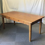 Vintage Craftsman Bishel Black Walnut Veneer Work Table