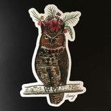 Cruz Illustrations "Grumpy Owl" Sticker