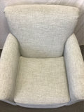Contemporary England Furniture "Jakson" Grey Upholstered Swivel Armchair