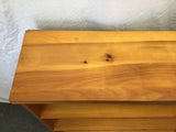 Modern Solid Pine 4-Tier Shelf