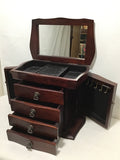 Kathy Ireland 4-Drawer Lift-Top Jewelry Box
