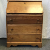 Vintage Craftsman Secretary Desk / 3-Drawer Chest of Drawers