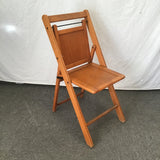 Vintage Craftsman Solid Maple Folding Chair