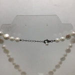 Vintage Coin Pearl & Sterling Necklace