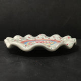 Retired Mackenzie-Childs "Stoke Gabriel" Ceramic Fluted Plate