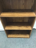 Faux-Oak Laminate 4-Tier Shelf