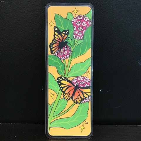 Rachel Feirman Monarch & Milkweed Bookmark