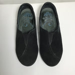 Dansko "Honey Suede" Black Suede Clogs