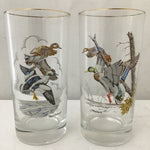 Set of 6 Vintage Game Bird Collins Glasses