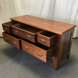 Antique Eastlake Solid Mahogany 5-Drawer Dresser