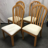 6pc Vintage Solid & Oak Veneer Dining Set