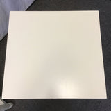 Pair of Modern Craftsman Dorel White 2-Tier 1-Drawer Night Stands