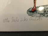 Cruz Illustrations "Otto Feels Like Carlotta" 8x10 Signed Art Print
