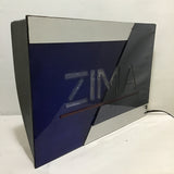 Vintage 1993 Black & Blue Zima Lighted Sign