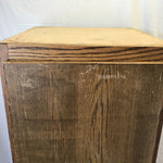 Vintage Medium-Stained Oak Veneer Wardrobe