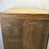 Vintage Medium-Stained Oak Veneer Wardrobe