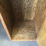 Vintage Medium-Stained Oak Veneer Wardrobe