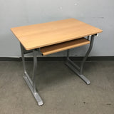 Vintage Laminate & Metal Computer Desk