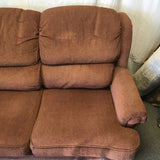 Modern Smith Bros. Burnt Umber 3-Cushion Sofa
