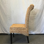 Modern Woven Banana Leaf Accent Chair