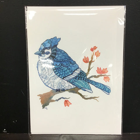 Marika Chew "Blue Jay" Greeting Card