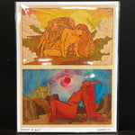 Yen Ospina "Heaven & Hell" 8.5x11 Signed Art Print