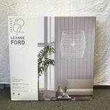 New In Box! Project 62 + Leanne Ford White "Ray" Extra Large Pendant Lamp