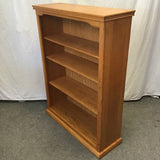 Vintage Craftsman Oak Veneer 5-Tier Shelf