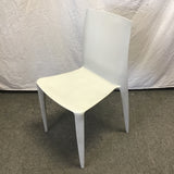 Single Danish Modern Heller Grey Resin "Bellini" Dining Chair