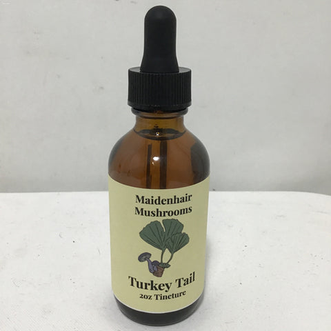 Maidenhair Mushrooms 2oz Turkey Tail Mushroom Tincture