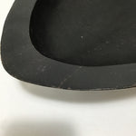 8pc Service for 7 Vintage Solid Ebony Salad Serving Set