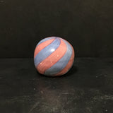 Single Retired Mackenzie-Childs Peppermint Swirl Ceramic Knob