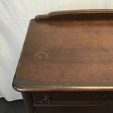 Vintage Mahogany Veneer 6-Drawer Chest of Drawers