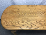 Vintage Solid Oak Sofa Table