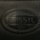 Fossil Plaid Canvas Messenger Bag