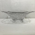 Vintage Cambridge Glass Co. "Rosepoint" 4-Toed Bowl