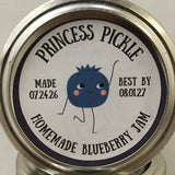 Princess Pickle Locally Grown & Made 1/2 Pint Blueberry Jam