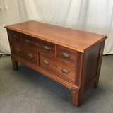 Antique Eastlake Solid Mahogany 5-Drawer Dresser